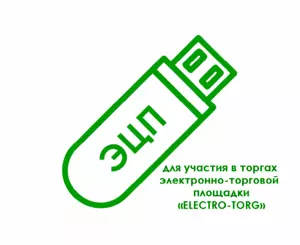 картинка Электронная подпись для участия в торгах электронно-торговой площадки  «ELECTRO-TORGI.RU» от магазина ККМ.ЦЕНТР