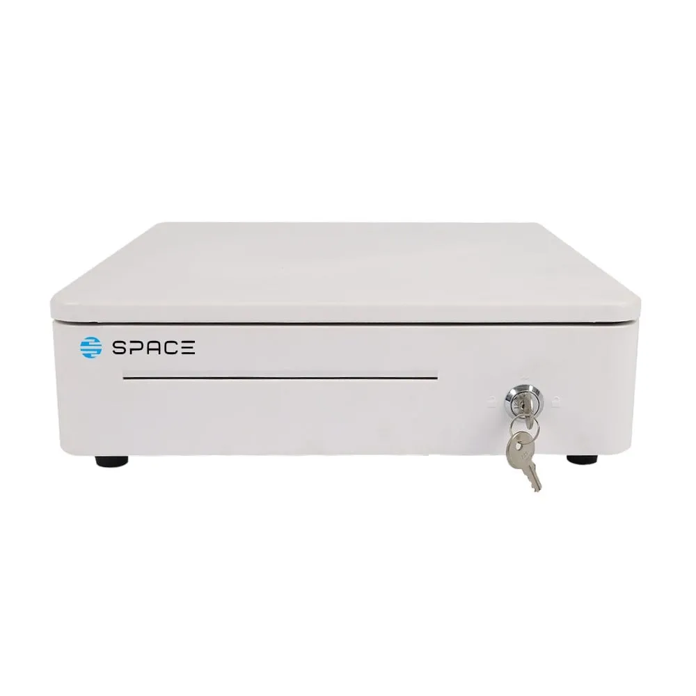 Денежный ящик SPACE BOX-410R (черный/белый, электромеханический, распайка ШТРИХ)