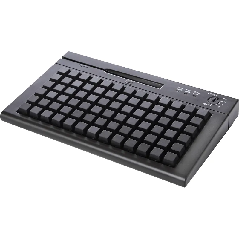 POS клавиатура Heng Yu S78A, USB, Считыватель MSR, Черный