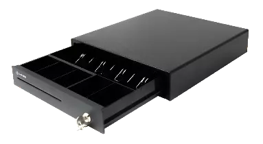 картинка Денежный ящик G-Sense 335S, (4B5C), чёрный, ШТРИХ (артикул: CD-335S-B) от магазина ККМ.ЦЕНТР