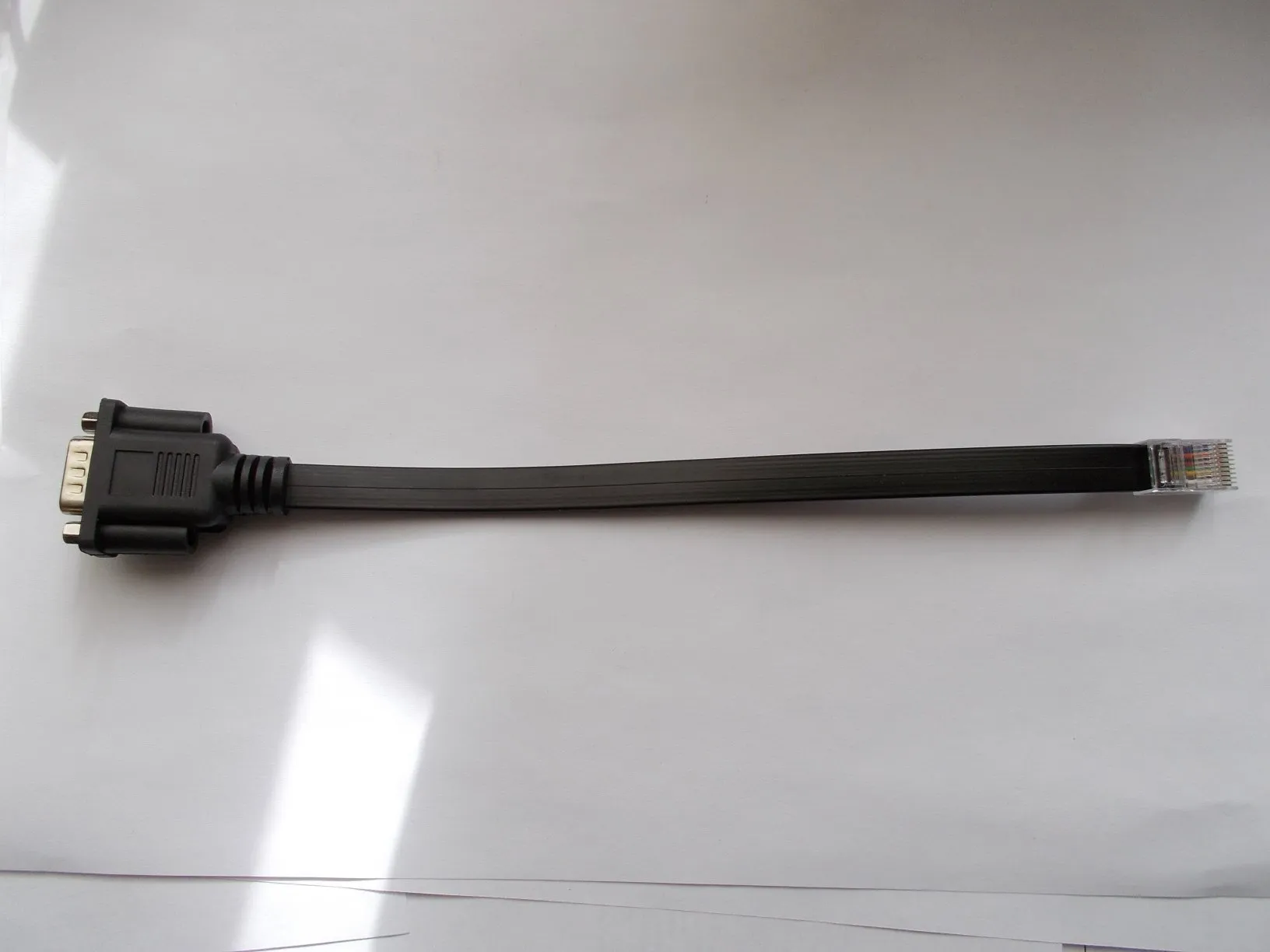 Кросс-кабель СОМ-портов CABLE 10P(RJ-45) TO D-SUB 9P(M)+NUT SERIAL250mm (3CMD9MJT0100)